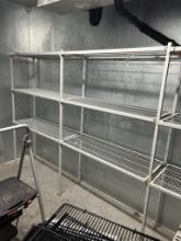 7 SECTIONS OF METAL RACKING