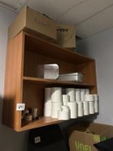 42IN WIDE WALL MOUNTED SHELVING UNIT