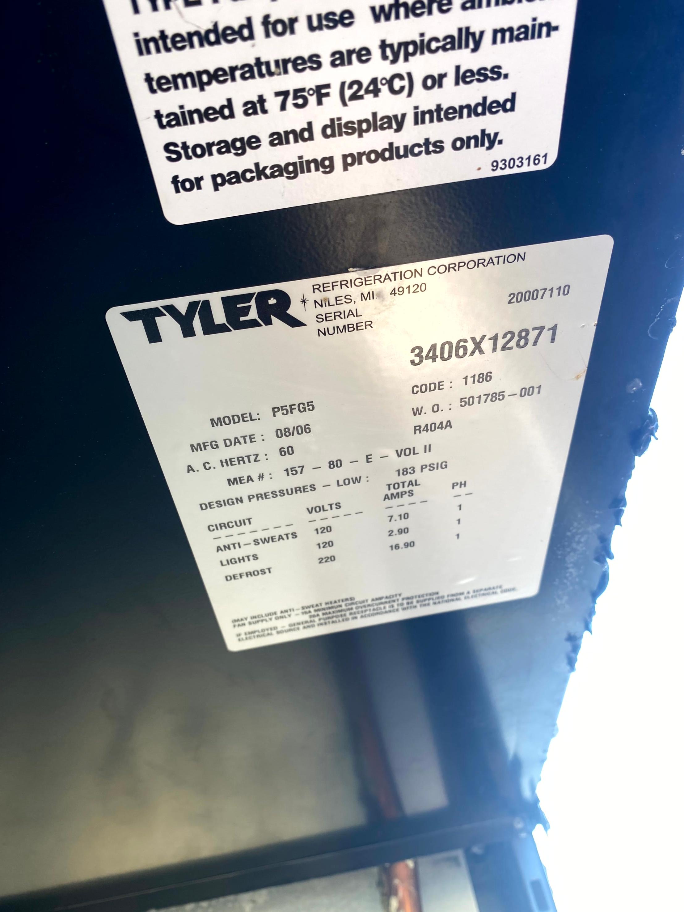 15 DOOR RUN OF 2006 TYLER LOW TEMP