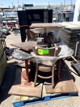 PALLET OF TABLES AND CHAIRS