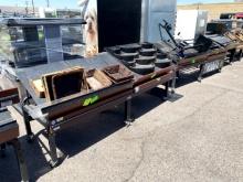 SLANTED PRODUCE TABLE