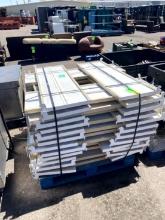 PALLET OF WOOD SHELVES