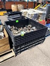 LARGE CRATE OF CASTERS