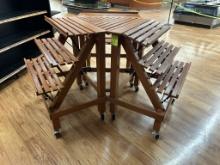 PORTABLE 3-WAY BAKERY SHELVING