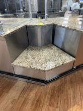 TRIANGULAR DELI MILLWORK SECTIONS