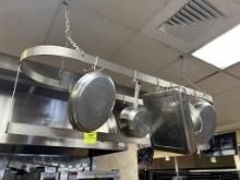 5FT HANGING UTENSIL RACK AND CONTENTS