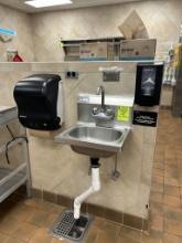 ROYAL HAND SINK W/ SOAP AND PAPER TOWEL DISPENSER