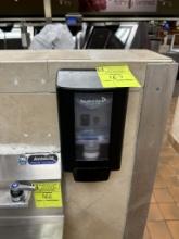 SOAP AND PAPER TOWEL DISPENSER
