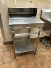 STAINLESS RECEIVING DESK