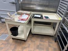 RUBBERMAID 45IN X 25IN PLASTIC UTILITY CART