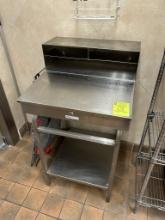 STAINLESS RECEIVING DESK