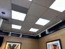 TRACK LIGHTING OVER SEATING AREA