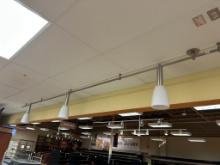 LIGHTS ON TRACK ABOVE DELI AND BAKERY SERVICE