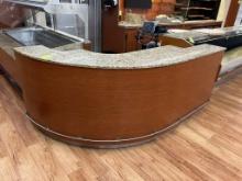 CURVED MILLWORK SERVICE COUNTER