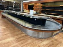 ~ 20FT RUN OF 2011 BARKER REMOTE SINGLE DECK CASES W/ CURVE