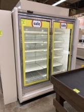 2004 KYSOR WARREN 2 DOOR LOW TEMP REACH-IN CASE