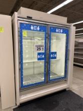 2004 KYSOR WARREN 2 DOOR LOW TEMP REACH-IN CASE