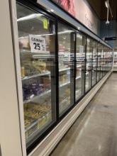 14 DOOR RUN OF 2011 KYSOR WARREN LOW TEMP REACH-IN CASES