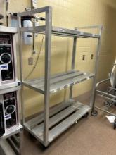 48IN AND 60IN X 24IN X 65IN ALUMINUM COOLER CARTS