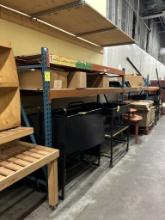 3 SECTIONS OF TEAR DROP PALLET RACKING