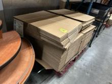 PALLET OF NEW CARDBOARD BOXES