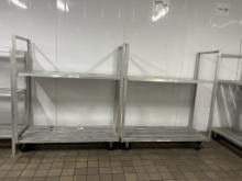 ASSORTED ALUMINUM COOLING RACKS