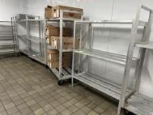 ASSORTED ALUMINUM COOLING RACKS