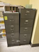FOUR DRAWER FILE CABINETS