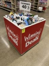 3FT X 3FT PORTABLE SALE BIN MERCHANDISERS