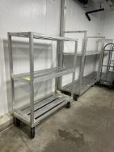ASSORTED ALUMINUM COOLING RACKS