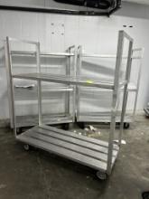ASSORTED ALUMINUM COOLING RACKS