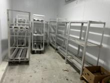 ASSORTED ALUMINUM COOLING RACKS