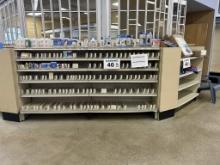 12FT OF MADIX WALL SHELVING