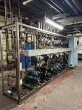 KYSOR WARREN 5 PUMP MED TEMP COMPRESSOR RACK