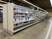 104FT OF MADIX GONDOLA SHELVING