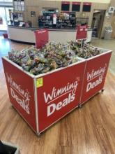 3FT X 3FT PORTABLE SALE BIN MERCHANDISERS