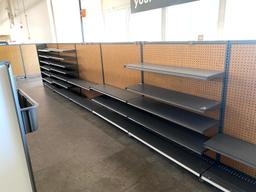 34FT RUN OF SHELVING