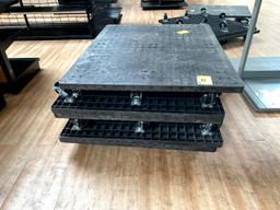 BLACK CART ON CASTERS