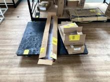 BLACK CART ON CASTERS