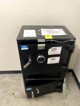 TWO COMPARTMENT SAFE WITH COMBOS
