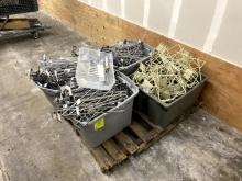 TWO PALLETS OF PEG HOOKS