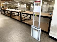 TWO SECTIONS OF DISPLAY RACKING