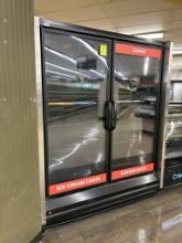 2009 HUSSMANN 2 DOOR LOW TEMP REACH-IN CASE