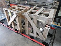Loren Cook mixed flow, Centri-Vane wheel, aluminum, in-line fan