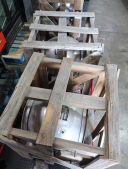 Loren Cook mixed flow, Centri-Vane wheel, aluminum, in-line fan
