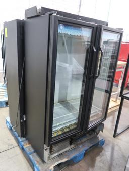 True 2-glass door refrigerated merchandisers
