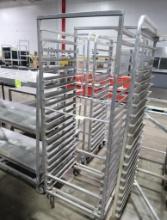 aluminum cooling rack, on casters