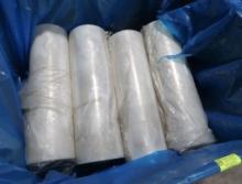 crate of plastic rolls