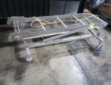 aluminum cooling conveyor, motorized