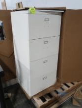 4) drawer cabinets